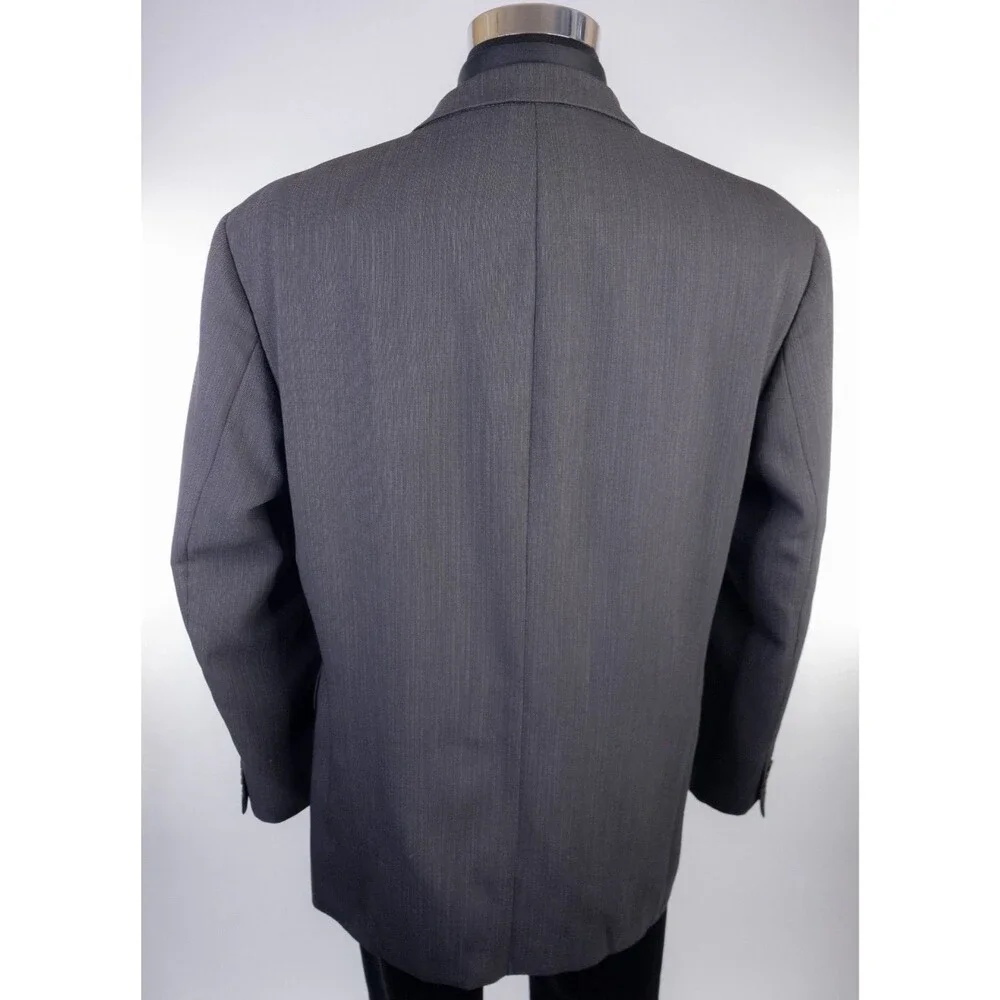 Hugo Boss APOLLO Blazer Sport Coat Men’s 44R Gray Wool 2-Button Jacket USA VTG